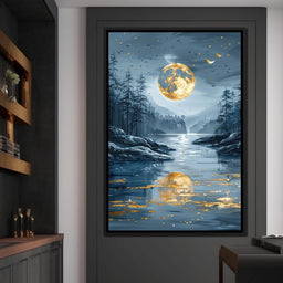 Luminous Nocturne Reflections - NicheCanvas