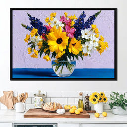 Sunlit Meadow Bouquet Vase - NicheCanvas