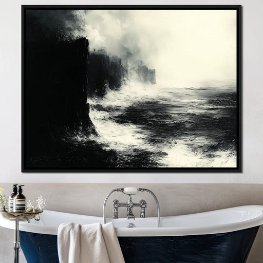 Black Shores - David Drake Canvas Print