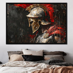 Hellenic Guardian in Twilight - NicheCanvas