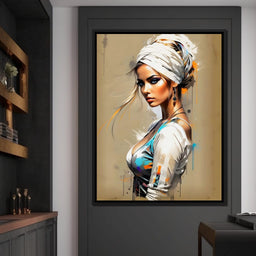 Female Portrait 256 - Johanjjf - NicheCanvas