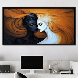 Love in Contrast - TooplesArt - NicheCanvas