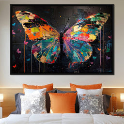 Enchanted Butterfly Mosaic - NicheCanvas