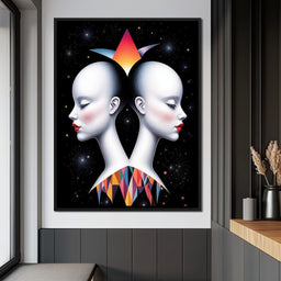 The Silent Gemini - TooplesArt - NicheCanvas