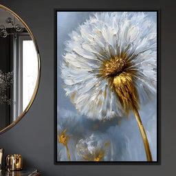 Gilded Dandelion - NicheCanvas