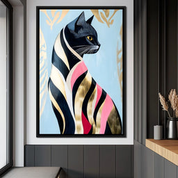 Feline Elegance Tapestry - NicheCanvas
