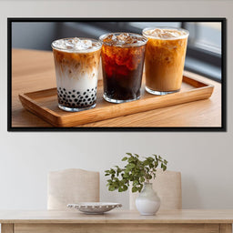 Trio of Iced Cafe Delights - NicheCanvas