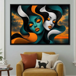 The Lovers Who Never Spoke - TooplesArt - NicheCanvas