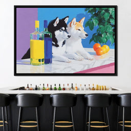 Canine Reflections and Citrus - NicheCanvas