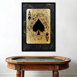 Golden Throne of Spades - NicheCanvas
