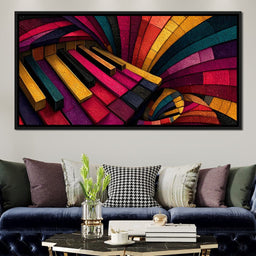 Colorful Rhapsody Journey - NicheCanvas