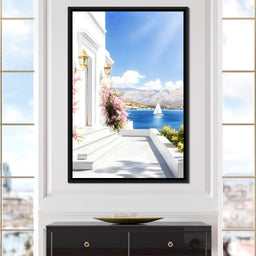 Coastal Sunlit Retreat - NicheCanvas