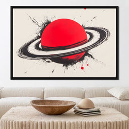 Planetary Vortex Saturn - NicheCanvas