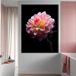 Radiant Dahlia Petals Macro Glow - NicheCanvas