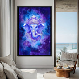 Celestial Ganesha Starlight - NicheCanvas