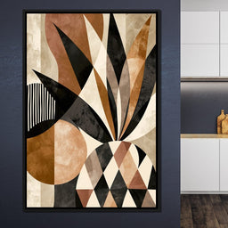Geometric Geometry Of The Tropical Pineapple - NicheCanvas