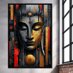 Radiant Geometric Balance - NicheCanvas