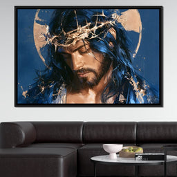 Sacred Grace Under The Golden Crown - NicheCanvas