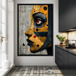 Mechanized Visage Unveiled - Cole Williams - NicheCanvas