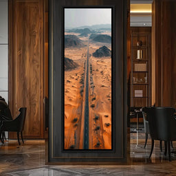 Desert Highway Serenity - NicheCanvas