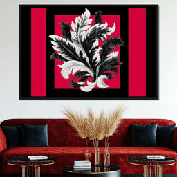 Baroque Leaf Flourish Fusion - NicheCanvas