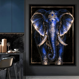 Gilded Majesty of the Midnight Traveler - NicheCanvas