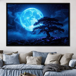 Nocturne in Indigo - TooplesArt - NicheCanvas