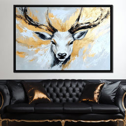 Majestic Stag Radiance - NicheCanvas