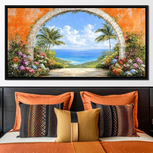 Tropical Gateway to Bliss Canvas Print