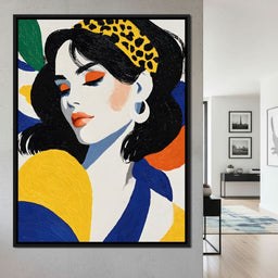 Vivid Leopard Headband Muse - NicheCanvas