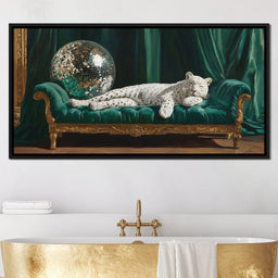 Opulent Disco Dream Leopard - NicheCanvas