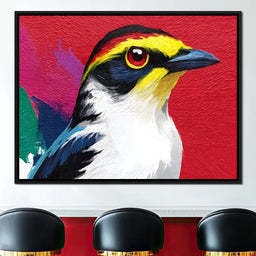 Multicolored Feathered Wonder - NicheCanvas