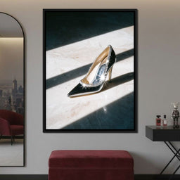 Silver Stiletto Radiant Noon - NicheCanvas