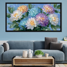 Petals of Tranquil Vibrance - NicheCanvas