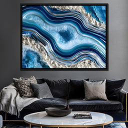 Frozen Currents Of Liquid Metal - NicheCanvas