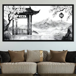 Tranquil Mountain Passage - NicheCanvas