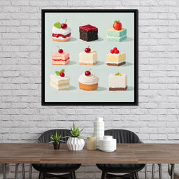 Sweet Slice Delight Tableau - NicheCanvas