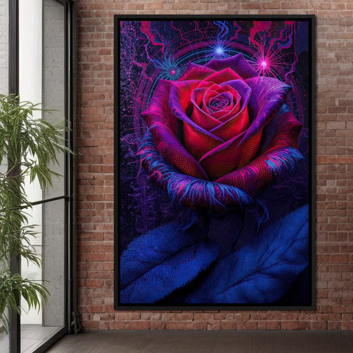 CyberRose Genesis - TooplesArt Canvas Print