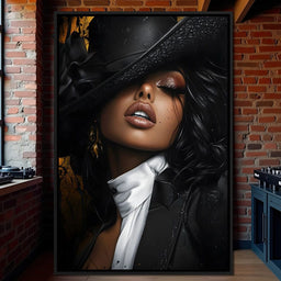 Moonlit Elegance of Shadows - NicheCanvas