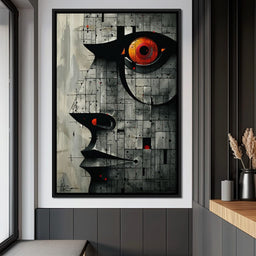 Enigmatic Gaze Fractal Mosaic - Cole Williams - NicheCanvas