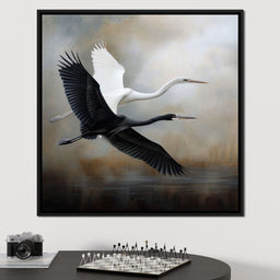Heron Harmony - TooplesArt - NicheCanvas