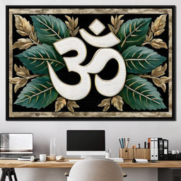 Tranquil Leafy Reverence - NicheCanvas