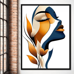 Golden Feminine Grace - TooplesArt - NicheCanvas