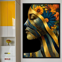 Golden Flora Dreams Unveiled - NicheCanvas