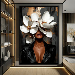 Golden Petals of Elegance - Cole Williams - NicheCanvas