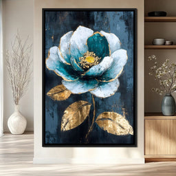 Golden Reflections Petal Dreams - NicheCanvas