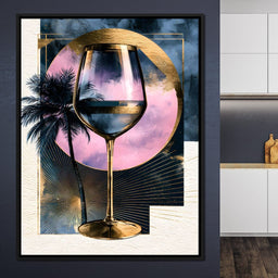 Solstice Evening at the Coastal Lounge - NicheCanvas