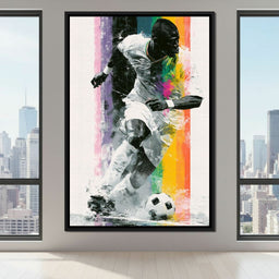 Victory Through The Vibrant Pitch - NicheCanvas