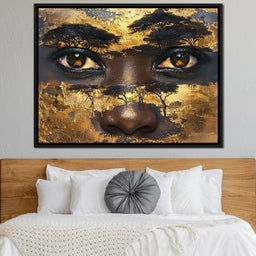 Golden Gaze of Nature - Sakeem Gibbs - NicheCanvas