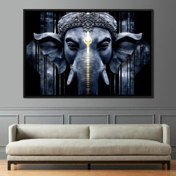 Majestic Ganesha Reverie - NicheCanvas